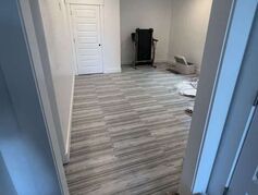 Picture of basement flooring