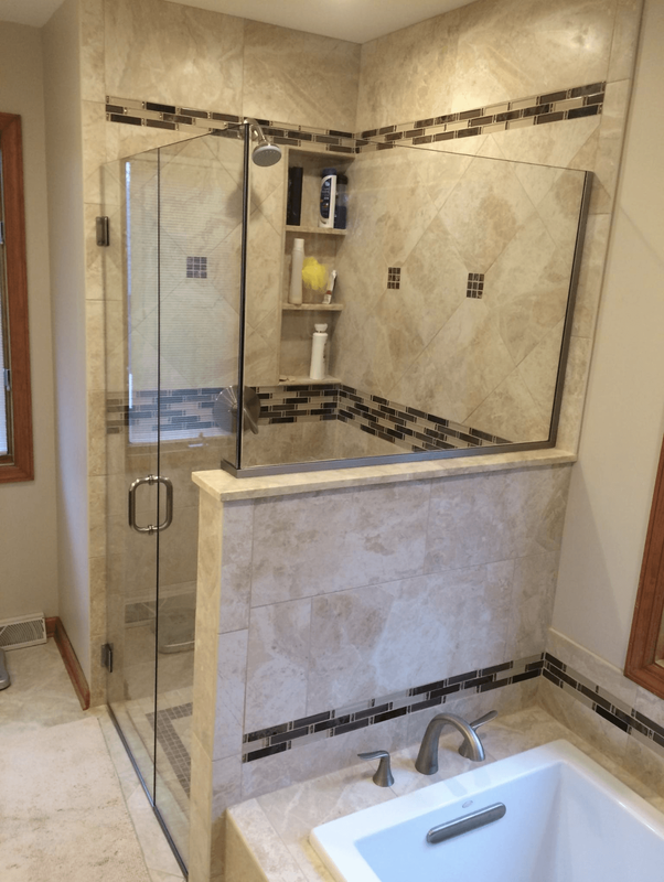 Image of a custom-designed shower